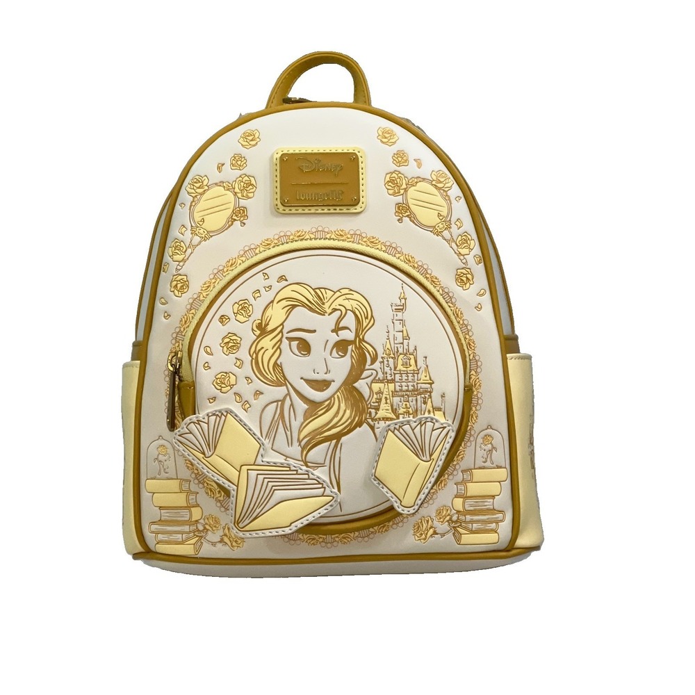 Loungefly Disney Princess Belle Sketch Portrait Mini Backpack NWT Beauty Beast